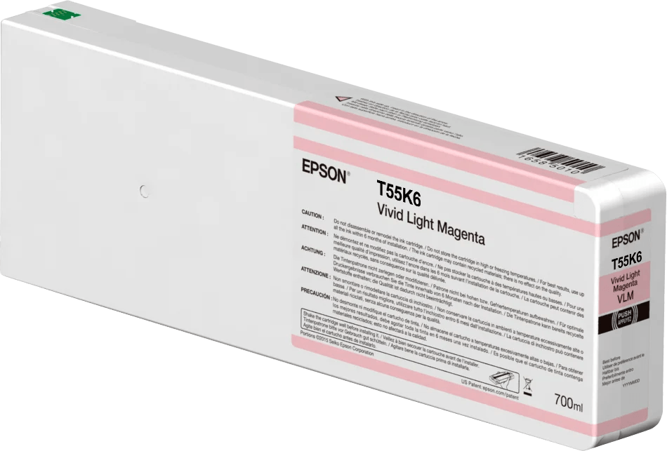Kartric Epson VLM T55K60N Ultrachrome Hdx/hd Vivid Light Magenta C13T55K60N — Printerləri, Bakı