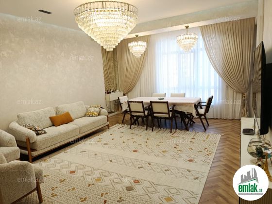 Satılır 3 otaqlı 120 m² yeni tikili İnşaatçılar m — Mənzil (5)