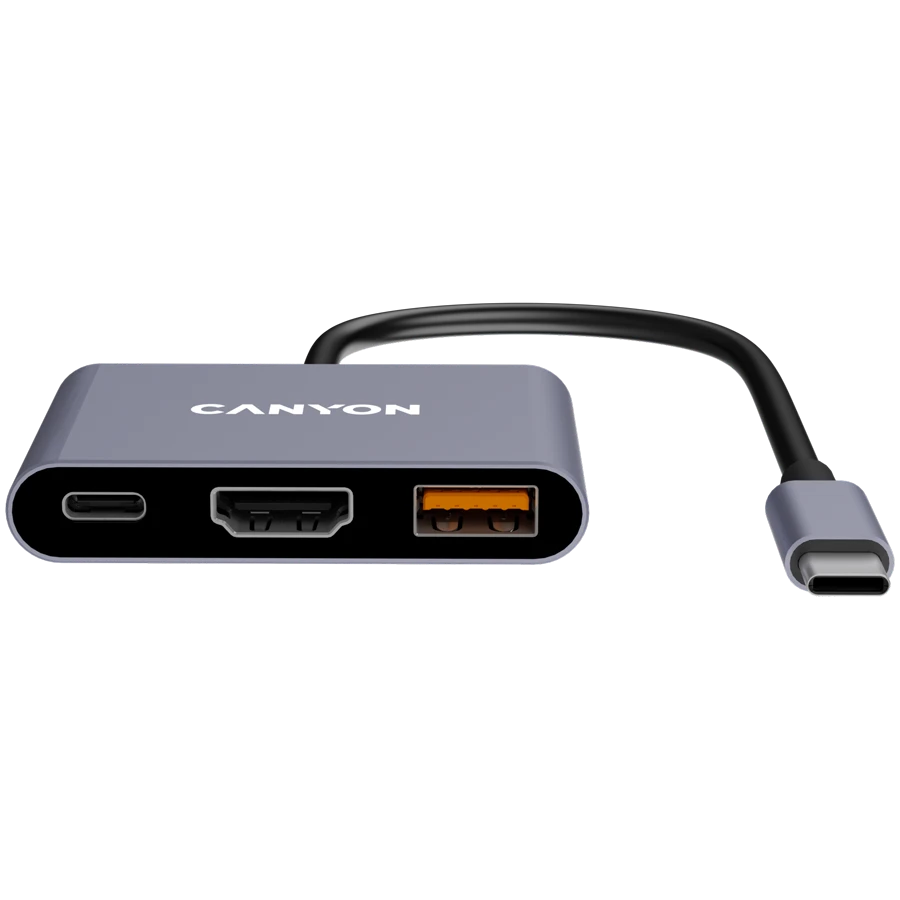 Multiport adapter Canyon DS-4 USB, Boz — Smartfon aksesuarları, Bakı (2)