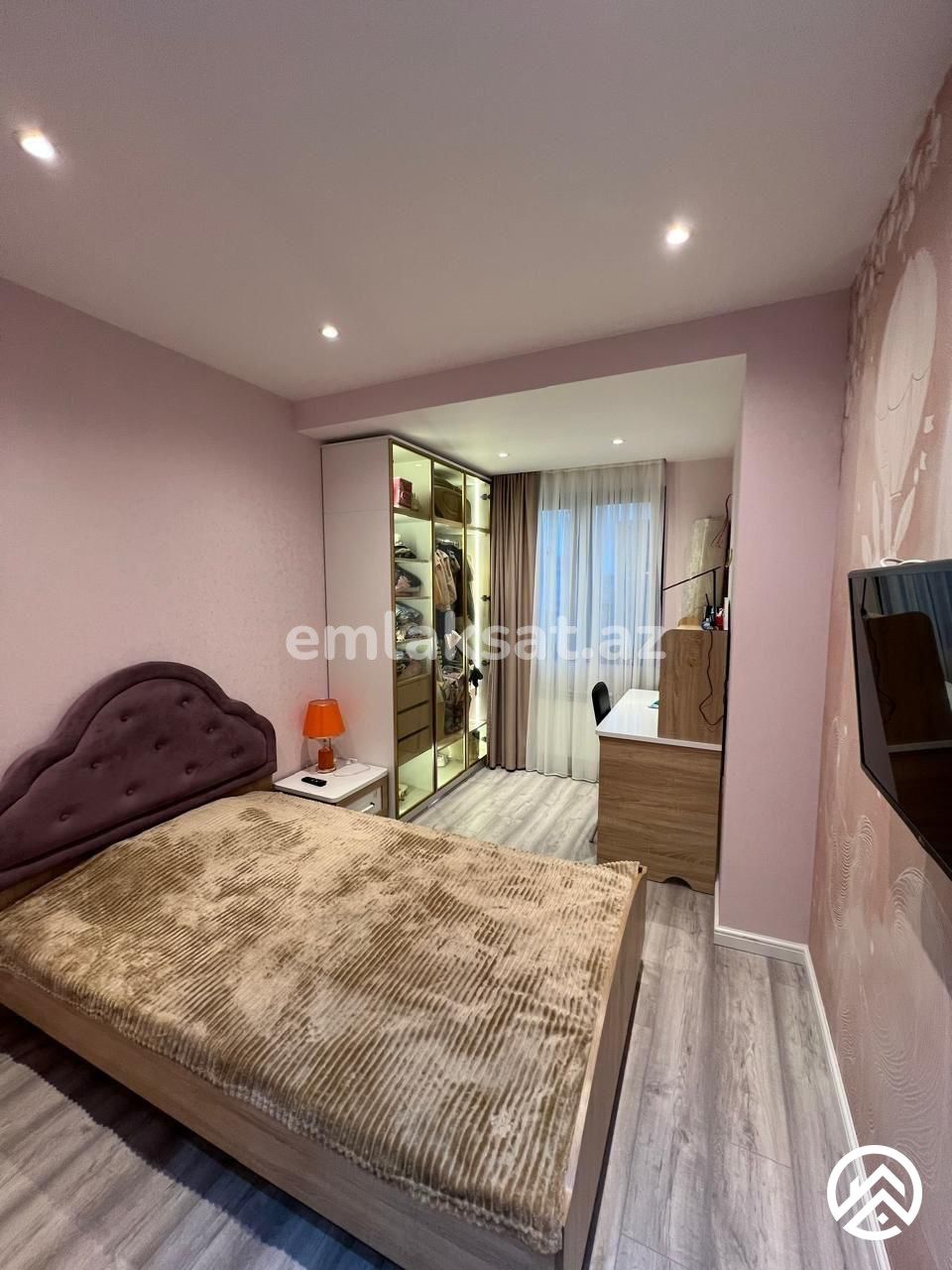 Satılır 4 otaq yeni tikili 80 m², Gənclik metrosu — Mənzil, Bakı (7)