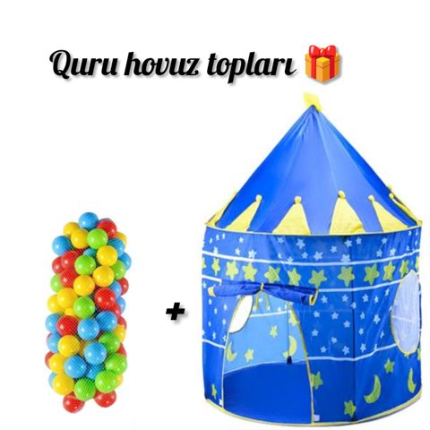 Çadır qala 2392-24, hədiyyə quru hovuz topları 100 ədəd, 105x105x135 — Bakı