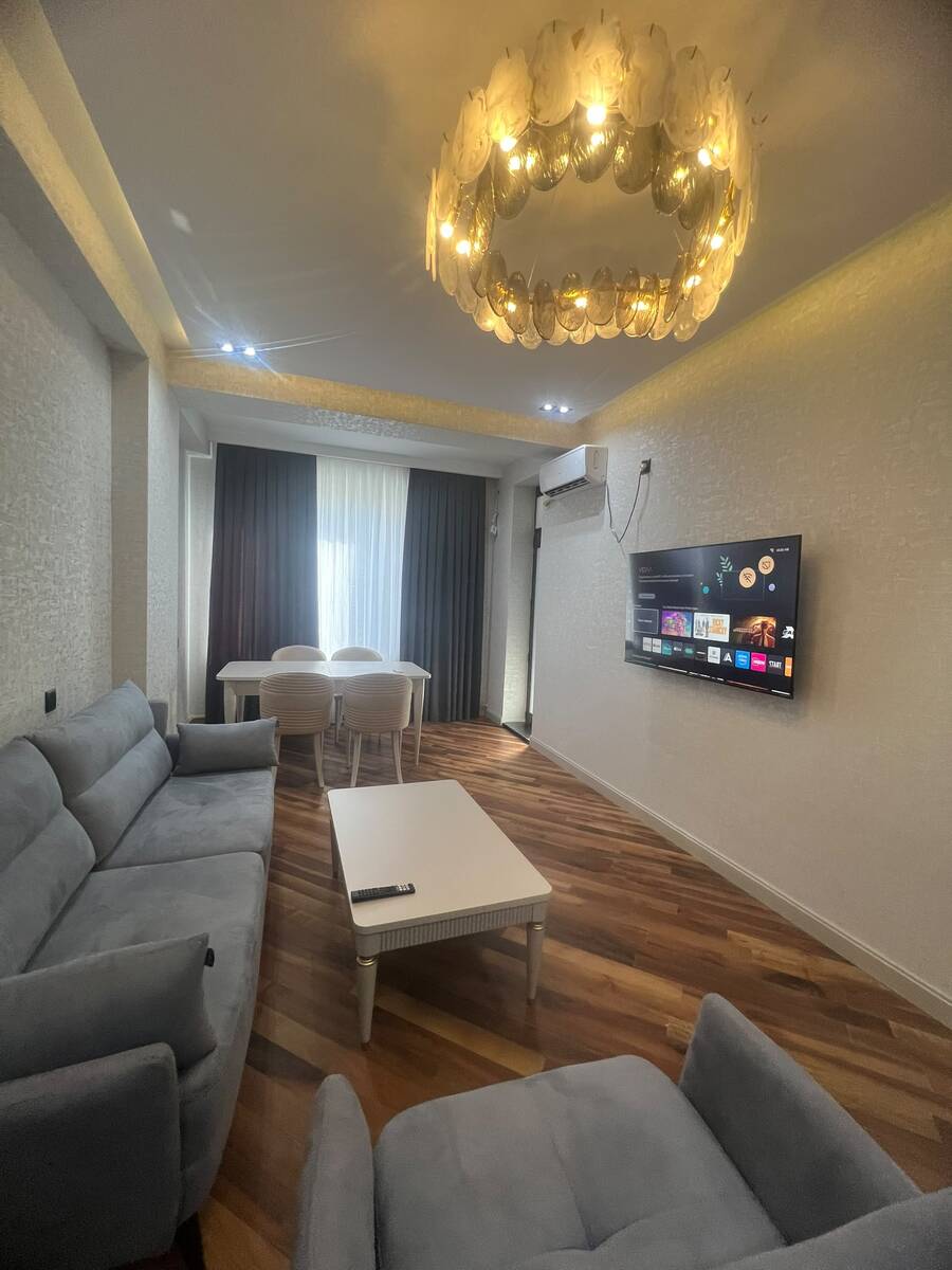 İcarəyə verilir 2 otaqlı yeni tikili 80 m² — Mənzil, Sumqayıt (8)