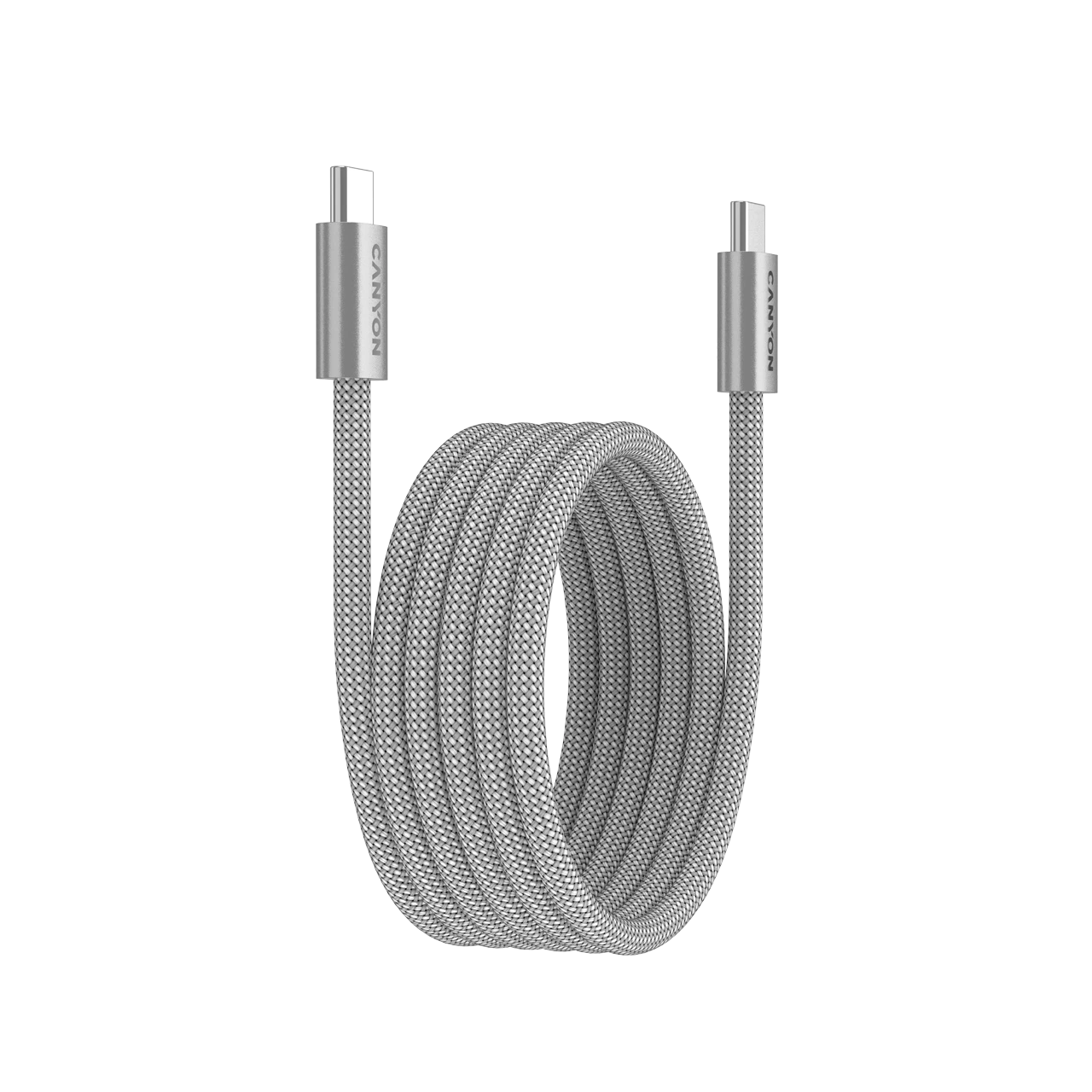 Kabel Canyon Usb-c to Usb-c, 1m, Light Gray — Smartfon aksesuarları, Bakı (5)