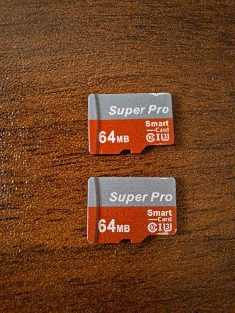 Super Pro micro SD yaddaş kartı 2 ədəd 64 MB - Növ: microSD (Smart — Bakı
