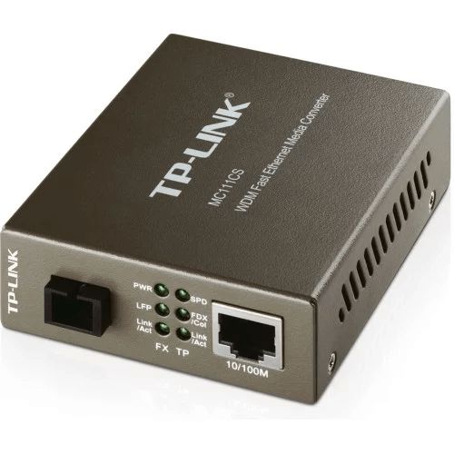 WDM Media Converter Fast Ethernet TP-Link MC111CS — Şəbəkə və server avadanlığı, Bakı