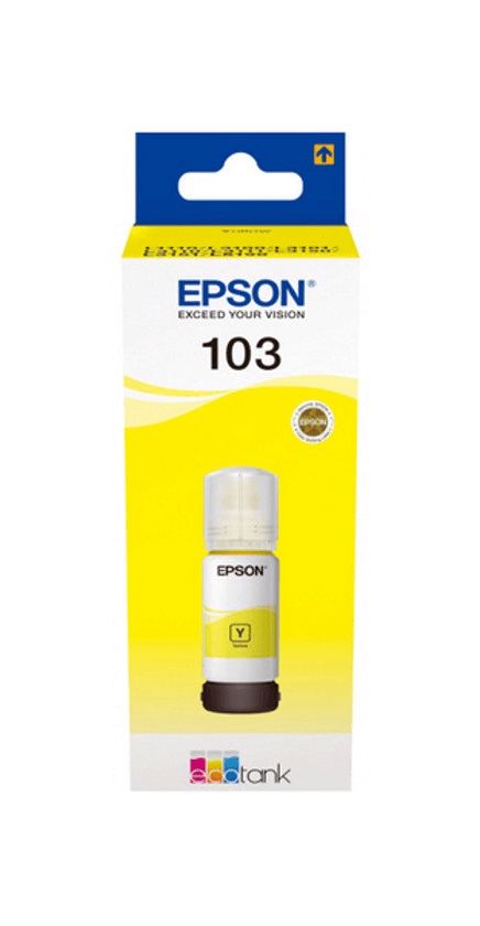 Epson kartric 103 EcoTank Yellow ink bottle C13T00S44A — Printerləri, Bakı (2)
