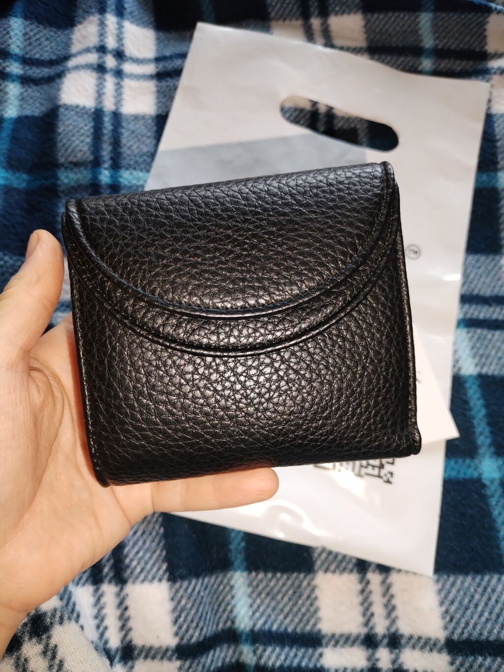 Jadera Accessories – qara miniatür pul qabı - Material: teksturalı — Cüzdanlar və vizit kartlıqları, Bakı (3)