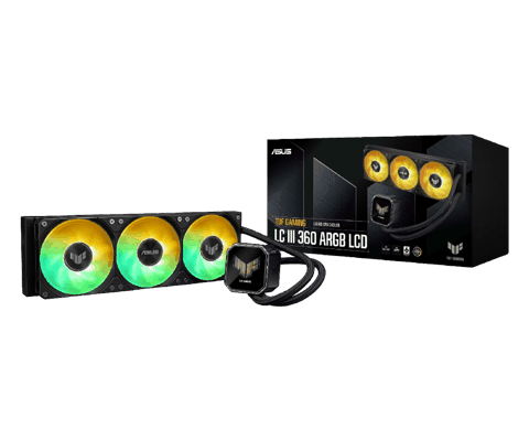 Kuler ASUS TUF Gaming LC III 360 Argb LCD 90RC01A1-B0EAY0 Liquid CPU Cooler — Bakı