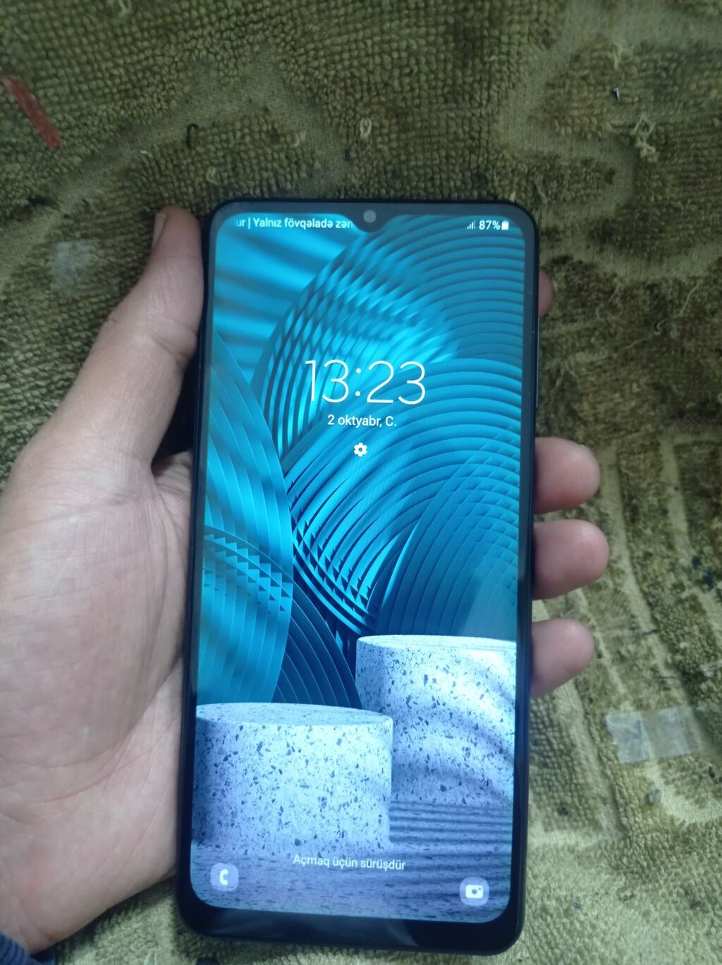 Samsung Galaxy A12, 32 GB, rəng - Qara, Sensor, Barmaq izi, İki sim kartlı — Samsung, Xırdalan (2)
