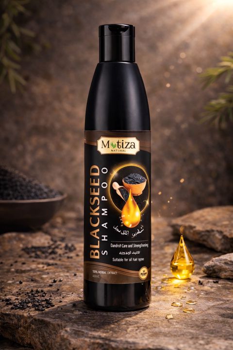 Şampun Motiza Natural Blackseed 100% Herbal Extract, 400 ml — Bakı