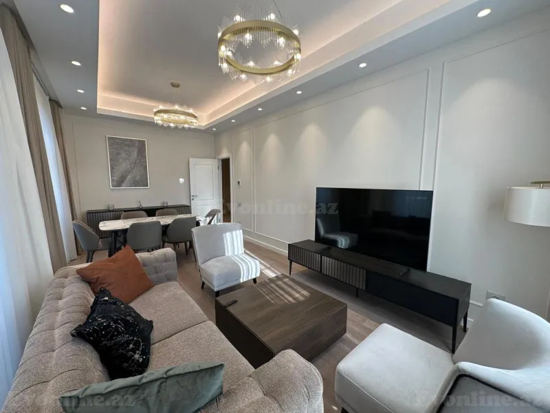 Kirayə verilir 3 otaqlı Mənzil Yeni tikili 111 m² Bakı, Xətai r — Mənzil, Bakı (2)