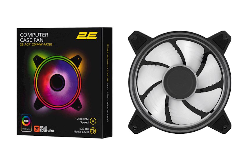 2E Gamıng Case Fan Air Cool Infinity M ACF120IMW-ARGB 2E-ACF120IMW-ARGB — Korpuslər, Bakı (2)