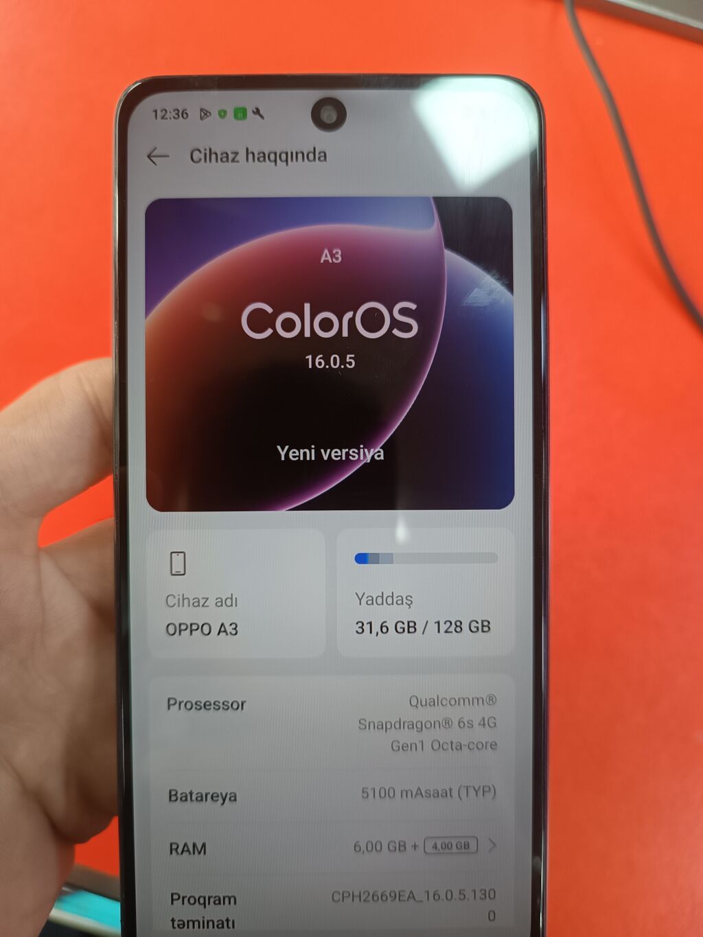 Oppo A3, 128 GB, rəng - Qara — OPPO, Bakı (3)
