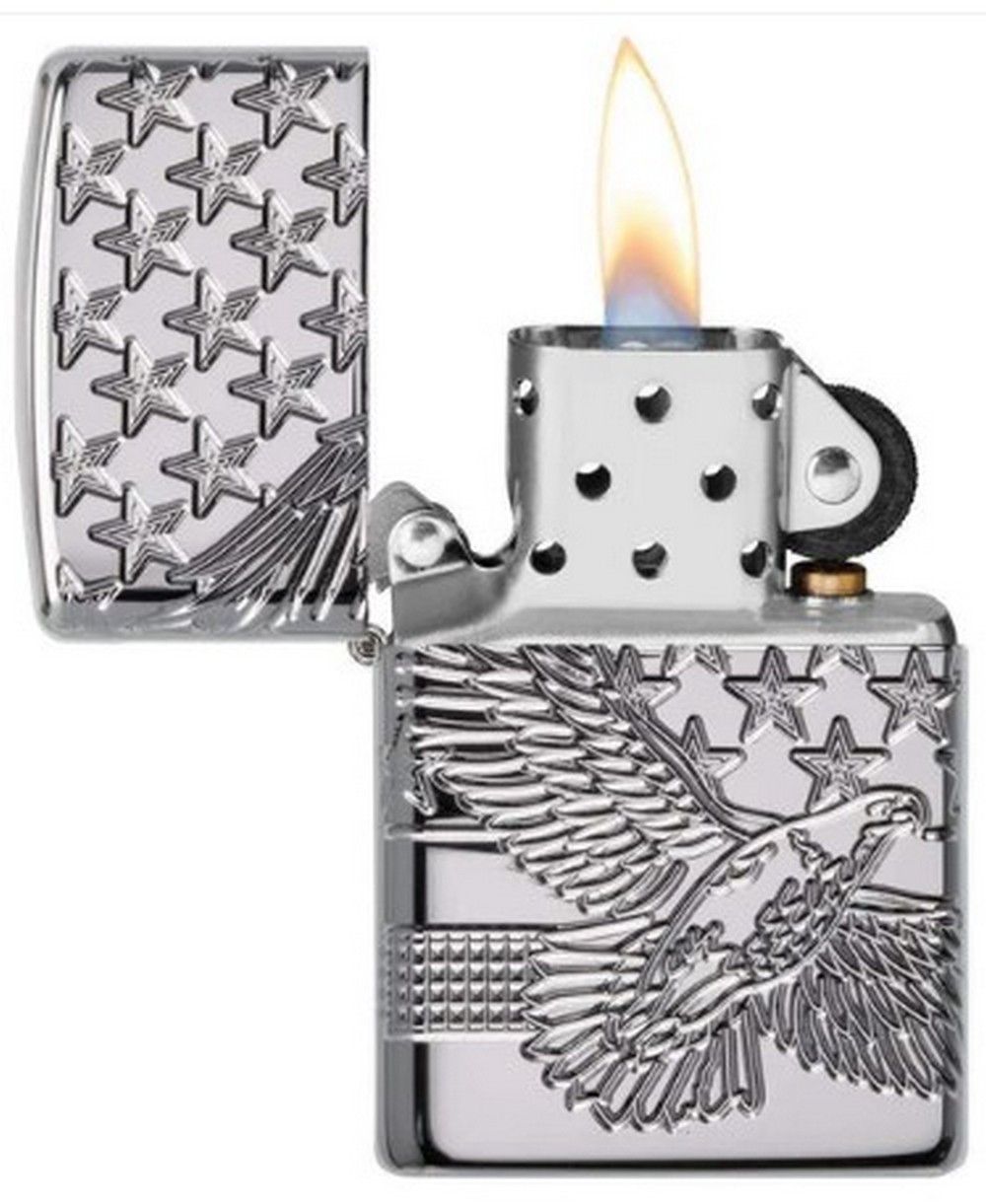 Зажигалка Zippo Бензиновая Латунь Серебристый 10 ml 49027 — Mallar, Bakı (3)