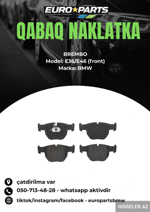 Bmw E36 E46 Qabaq Naklatka — Bakı