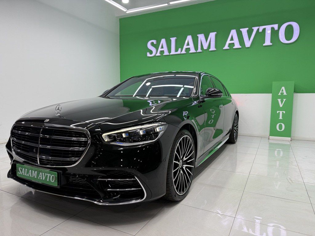 Mercedes S 500 4MATIC, 3.0 L, 2023 il, 15 900 km — Avtomobillər, Bakı (3)