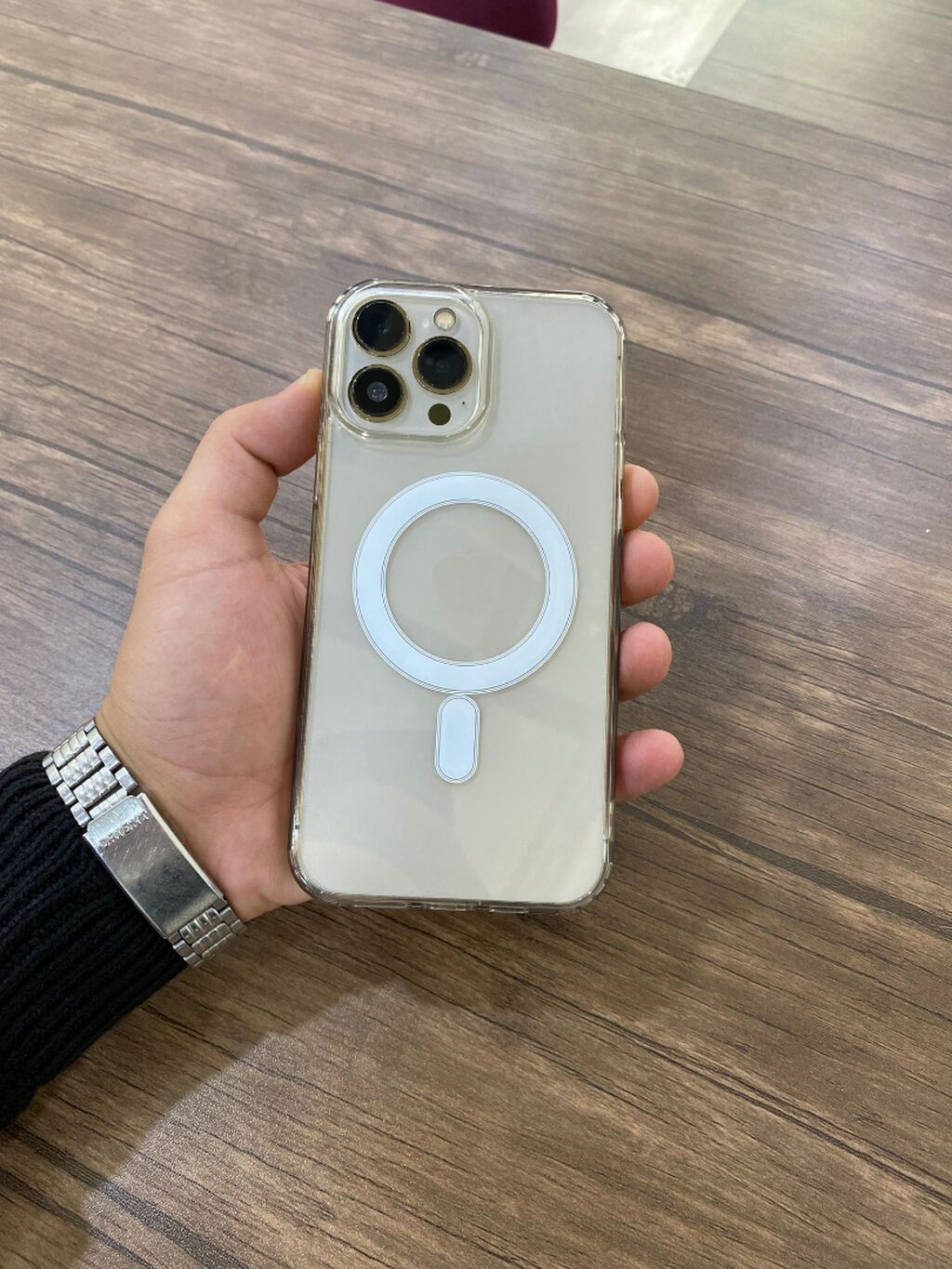 Salam 13 pro max pil 75 sadecə kameras ekran dəyişib face işləyir — Apple iPhone, Bakı (6)