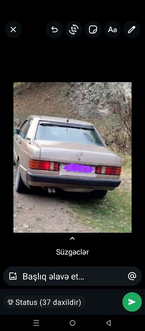 1991 Mercedes-Benz 190, 2.0 L, 1991, 390,000 km — Bakı