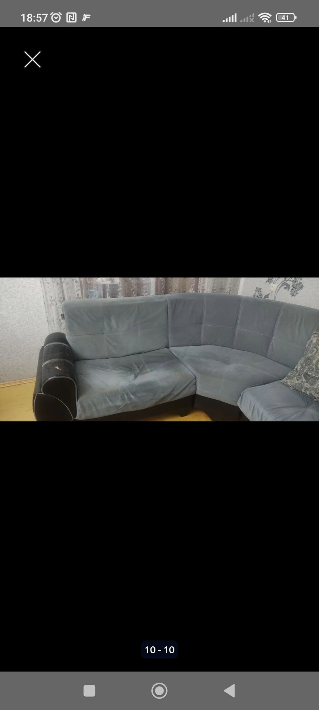 Künc divan, İşlənmiş, Açılmayan, Bazalı, Parça — Divanlər, Bakı (6)