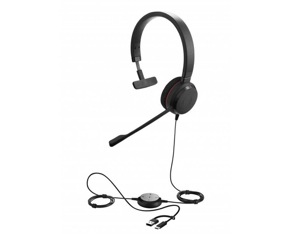 Qulaqlıq Jabra Evolve 20, USB C/A MS Mono 4993-823-169 — Kompüterlər və noutbuklar, Bakı