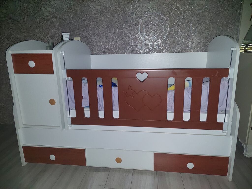 Oğlan və qız üçün, İşlənmiş, Dördbucaq, Beşik, Dəstsiz, Matras ilə, Yellənmə mexanizmsiz — Bəşikləri, Lənkəran