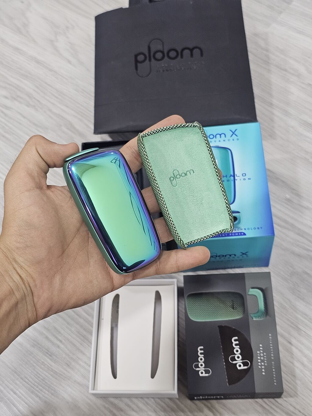 Ploom X Advanced – Aqua Halo Limited Edition seti Hədiyyə edilib. Heç — Elektronik siqaretlər, Bakı (5)