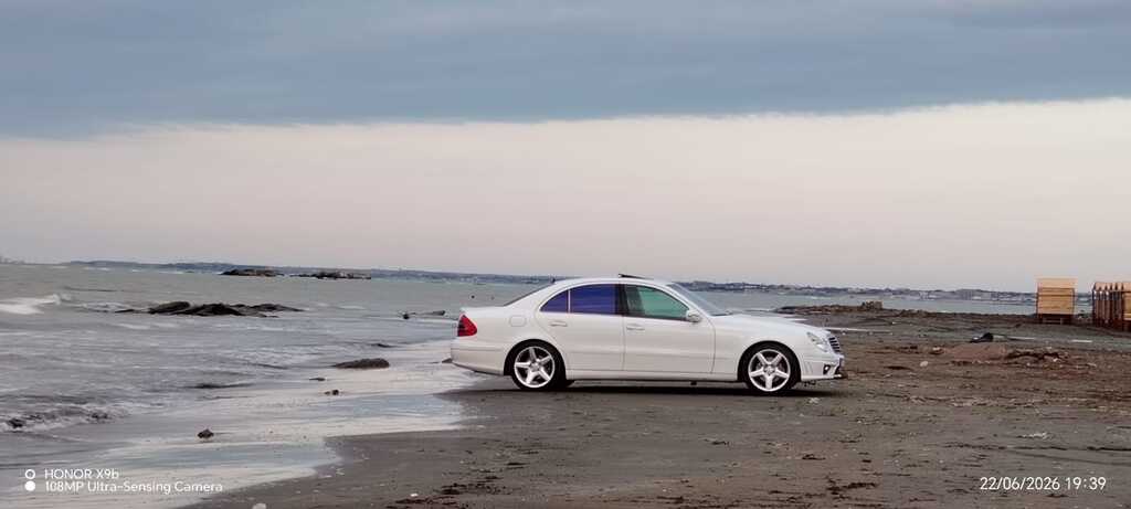 Mercedes E 350, 3.5 L, 2005 il, 389 421 km — Avtomobillər, Zaqatala (2)