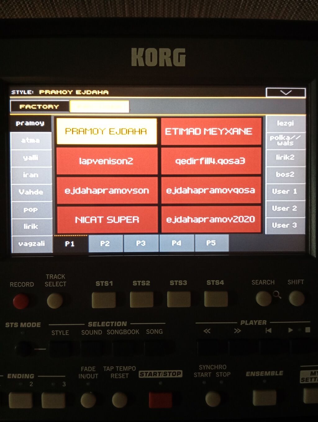 Sintezator, Korg, İşlənmiş — Pianino və digər klaviş alətləri, Digah (3)