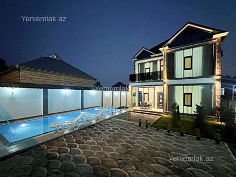 Günlük 7 otaqlı Həyət evi / Villa, 308 m², Qəbələ — Дом, вилла