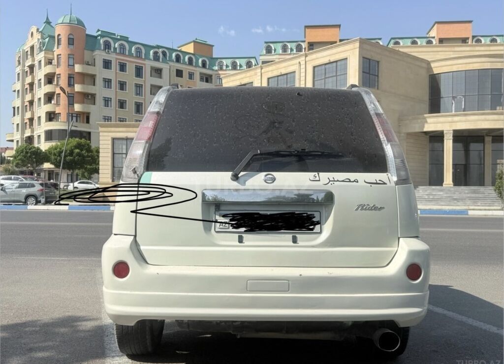Nissan X-Trail Rider, ağ rəng, 5 qapılı SUV. Texniki və xarici — Avtomobillər, Sumqayıt (2)