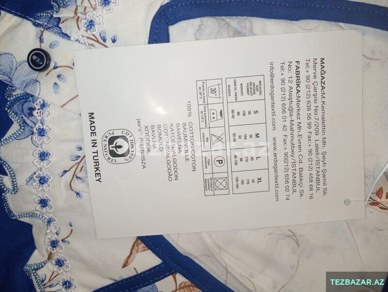 Qadın üçün pijama — Geyim, ayakkabı, aksesuarlar, Bakı (6)