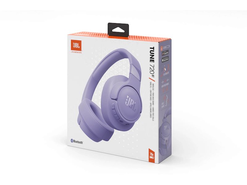Qulaqlıq JBL Tune 720 BT Purple JBLT720BTPUR — Kompüterlər və noutbuklar, Bakı (2)