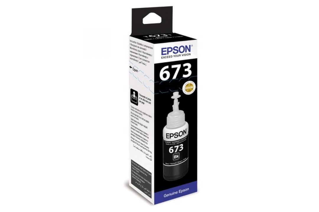 Epson Kartric L800 Black ink bottle 70ml C13T67314A — Printerləri, Bakı