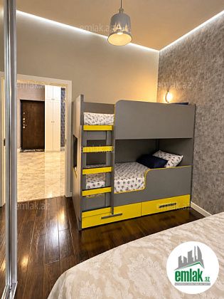 Satılır 2 otaqlı 75.6 m² yeni tikili Qara Qarayev m — Mənzil (4)