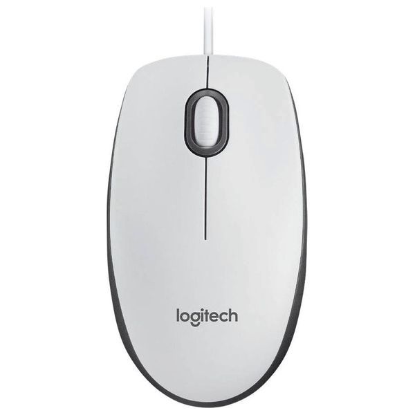 Logitech Mouse M100 - whıte - USB - EMEA-914 -akoya hangtab box M100 910-006764 — Kompüterlər və noutbuklar, Bakı