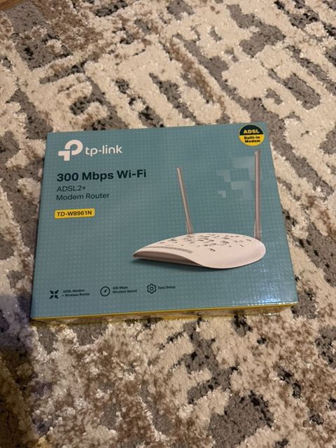 TP-Link TD-W8961N ADSL2+ Modem Router - 300 Mbps Wi‑Fi sürəti — Bakı