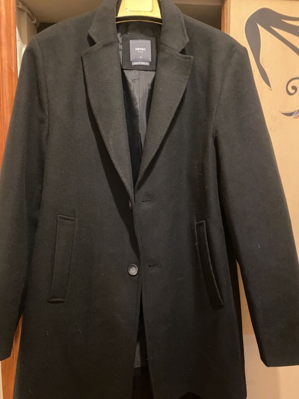 Koton Casual kişi palto - Rəng: qara - Ölçü: L; XL - İstehsal — Palto, Bakı (7)