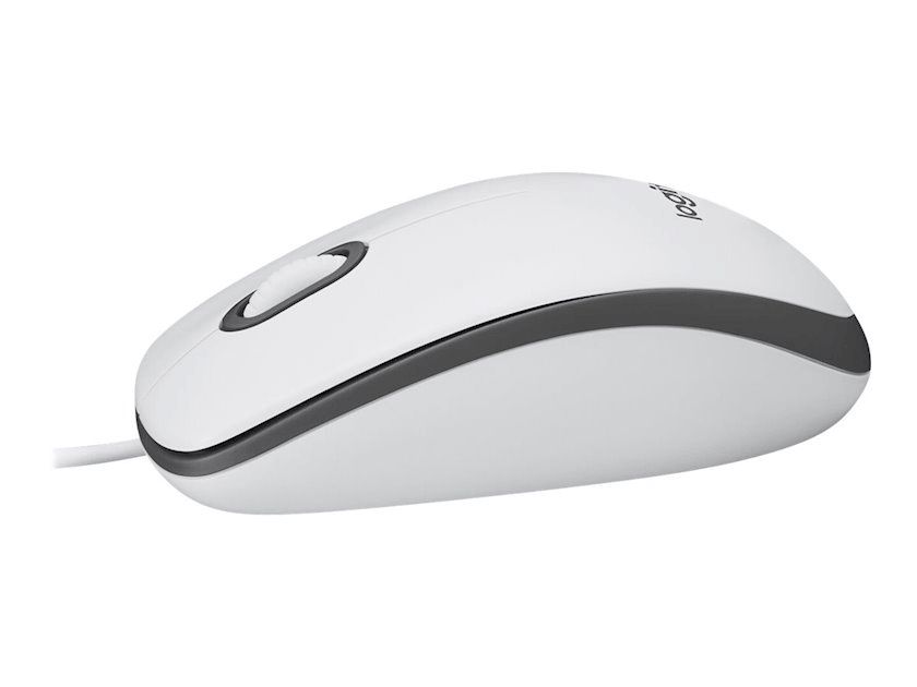 Logitech Mouse M100 - whıte - USB - EMEA-914 -akoya hangtab box M100 910-006764 — Kompüterlər və noutbuklar, Bakı (4)