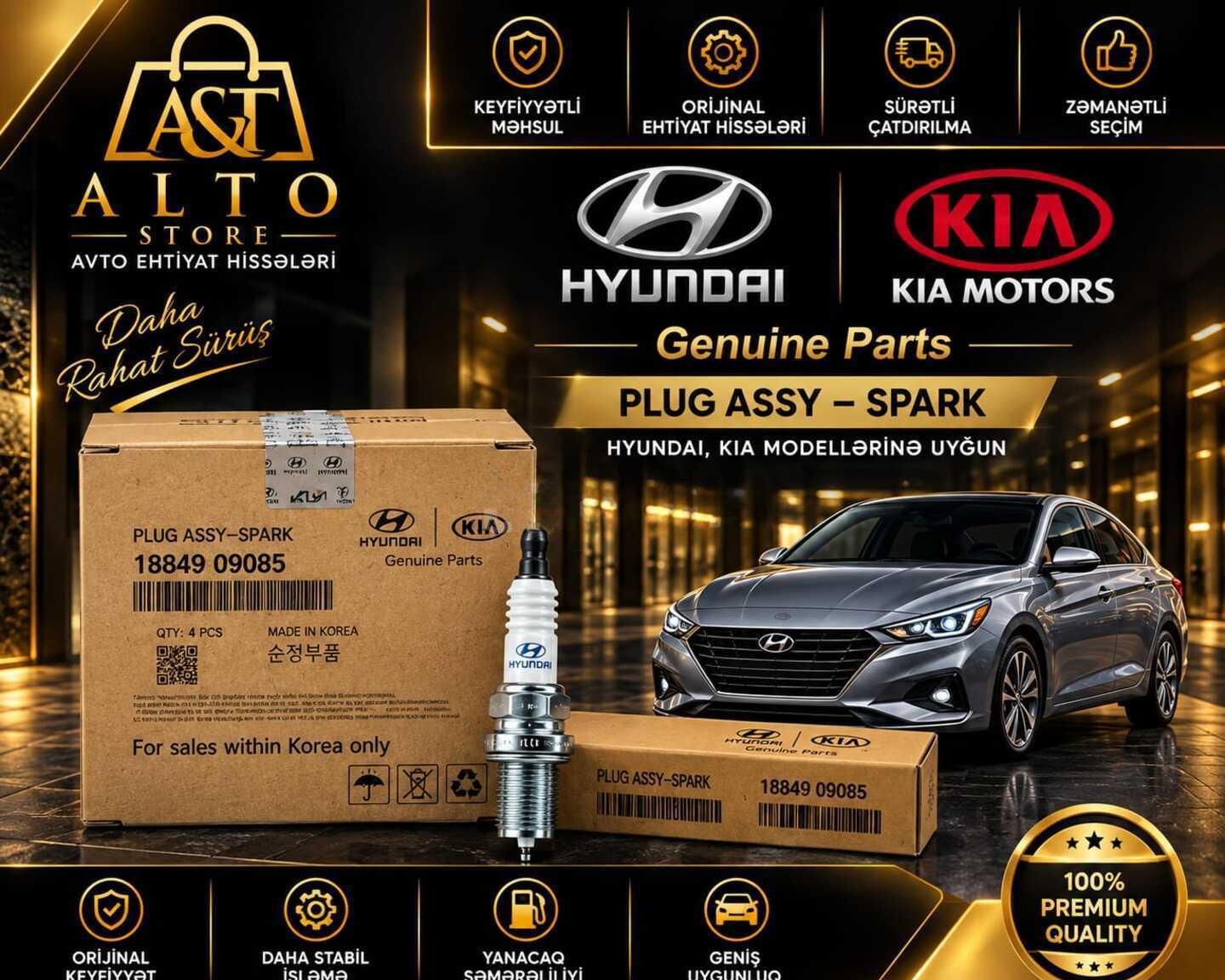 Alışdırma şamı Hyundai Kia 2.0 Turbo — Bakı