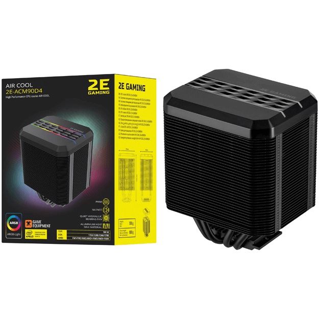 2E Gamıng CPU cooling system AIR Cool (ACM90D4) Argb 2E-ACM90D4 — Soyutucular və soyutma sistemləri, Bakı