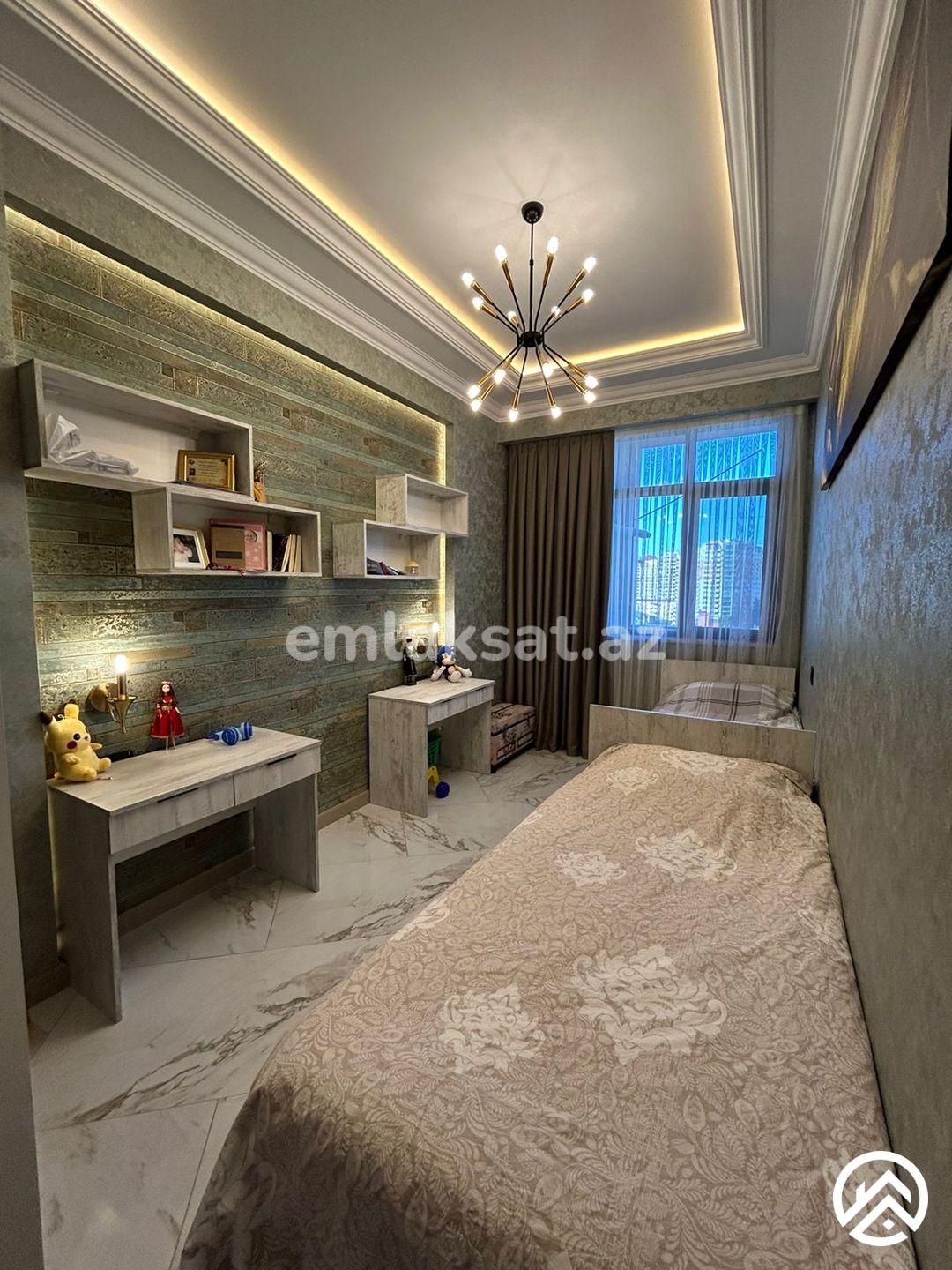 Satılır 4 otaq yeni tikili 175 m², Nəriman Nərimanov metrosu — Mənzil, Bakı (5)