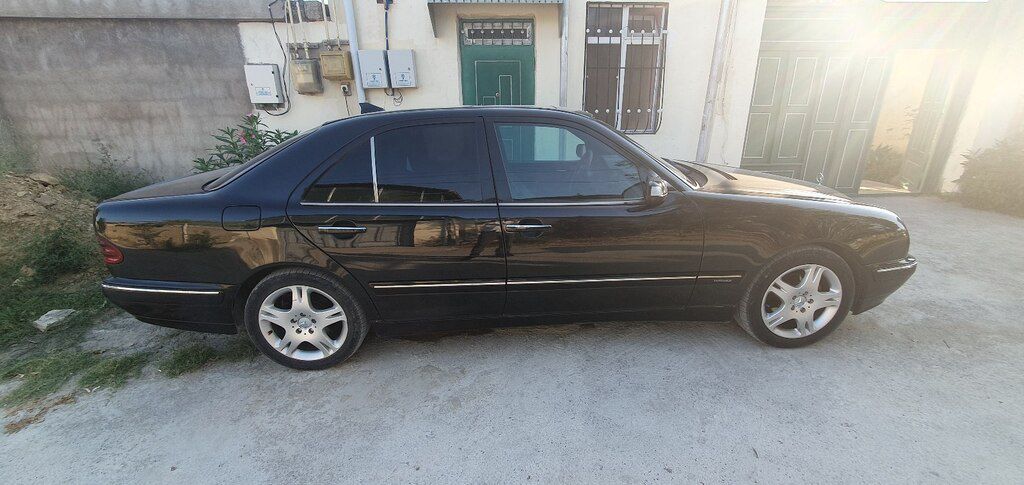 Mercedes E 220, 2.2 L, 2000 il, 486 690 km — Avtomobillər, Bakı (9)