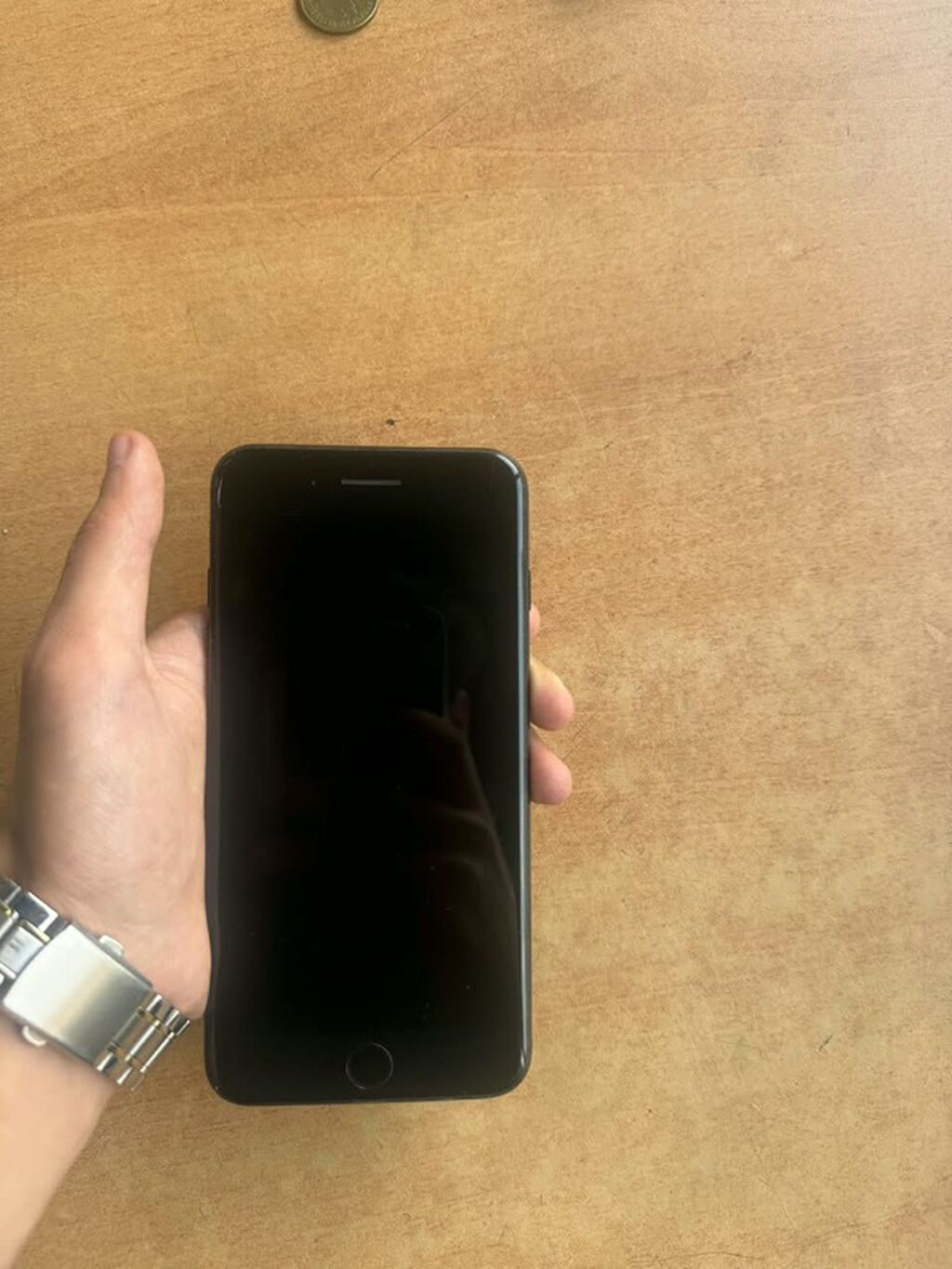 IPhone 7 Plus, 128 GB, Jet Black, Barmaq izi — Apple iPhone, Bakı