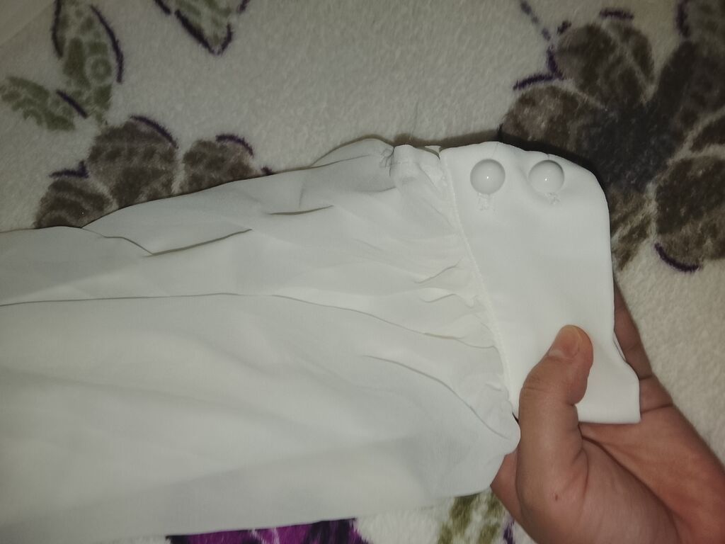 Ağ rəngli, zərif və örtülü nikah/qəbul libası. toylar üçün de — Toy paltarı, Bakı (4)