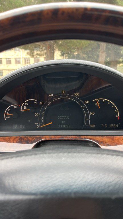 Mercedes S 500, 5.0 L, 2005 il, 333 000 km — Avtomobillər, Bakı (8)