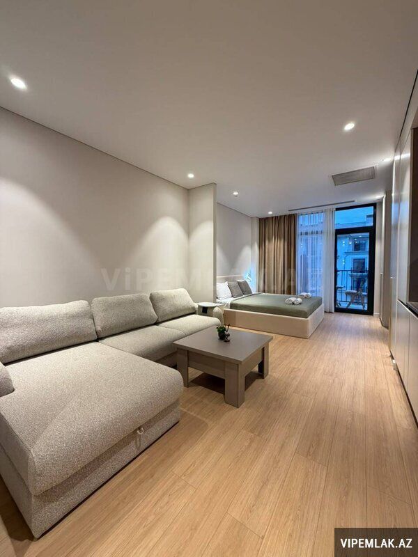 Sabunçu rayonunda 1 otaqlı Yeni tikili Kirayə verilir, 47 m² — Mənzil, Bakı (2)