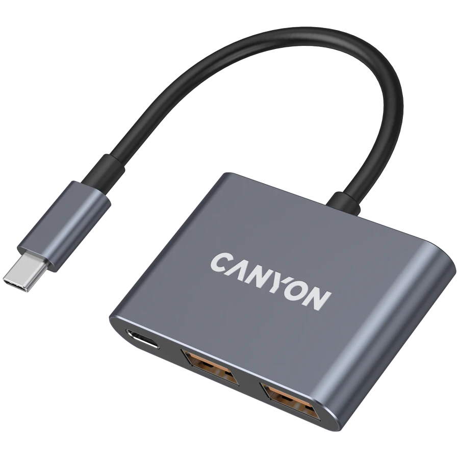 Multiport adapter Canyon DS-3 USB, Tünd Boz — Bakı