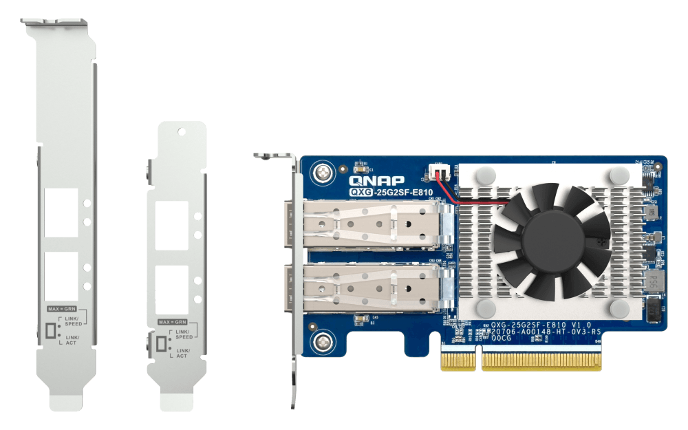 Qnap üçün şəbəkə genişləndirilməsi kartı QXG-25G2SF-E810 — Server avadanlıqları, Bakı