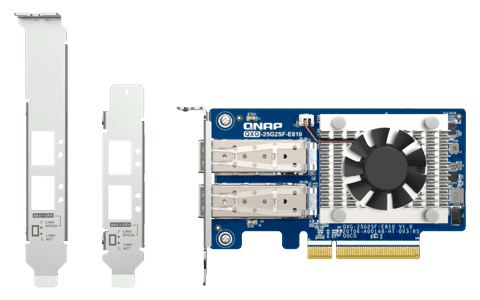 Qnap üçün şəbəkə genişləndirilməsi kartı QXG-25G2SF-E810 — Bakı