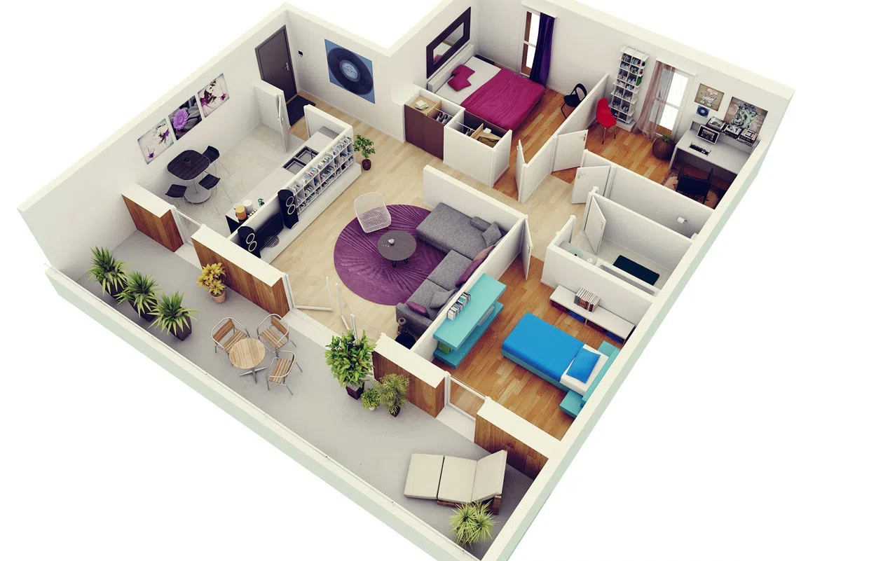 3 otaqlı mənzil 75 m² satılır — Bakı